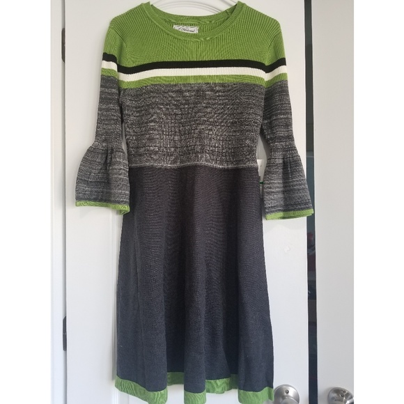 New Jessica Howard Bell Sleeve Sweater Dress - Picture 6 of 6